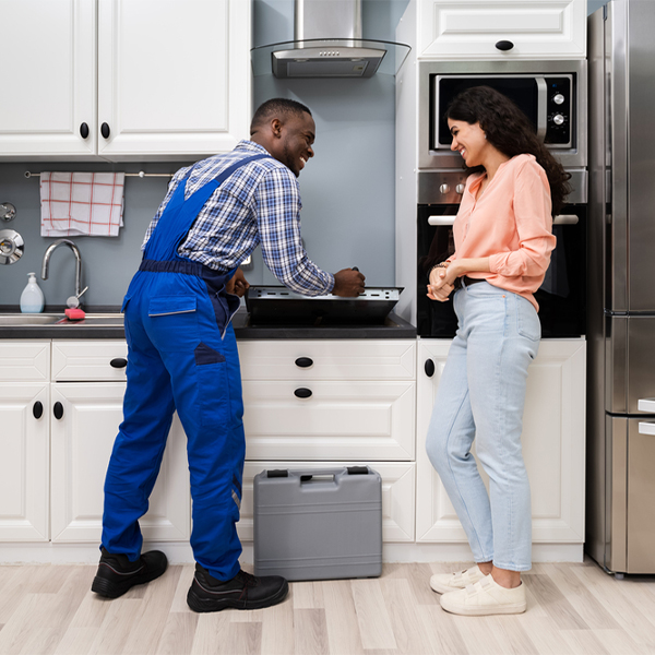 can you provide an estimate for cooktop repair before beginning any work in Columbia County